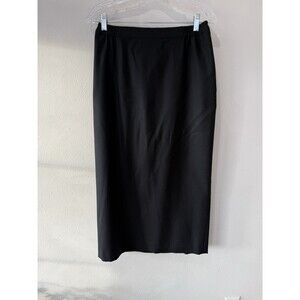 Eskandar Skirt Womens 2 Medium M Wool Cashmere Maxi Pencil Elastic Waist England